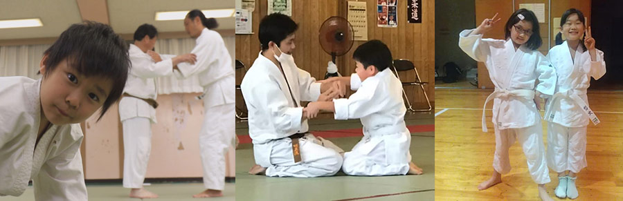 靖国神社　子供の合気道